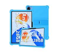 Silicone Tablet Case for DOOGEE U10 / VekfulPC T20 / OYEFIT T10 2026 10.1 inch with Full Coverage, Shockproof, Anti-scratch, Adjustable Stand, and Soft Silicone Cover,Lightblue