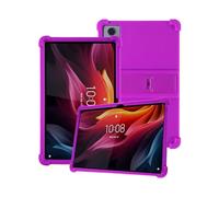 Silicone Tablet Case for Lenovo K11 Plus 11.45inch TB352FU with Full Coverage, Shockproof, Anti-scratch, Adjustable Stand, and Camera Protection,Purple