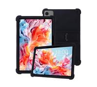 Silicone Tablet Case for PRITOM M10 10.1inch with Full Coverage, Shockproof, Anti-scratch, Adjustable Stand, and Camera Protection,Black
