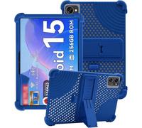 Silicone Tablet Case for TABWEE T20 10.1 inch with Full Coverage, Shockproof, Anti-scratch, Adjustable Stand, Soft Silicone Cover, Multi-Hole Design for Better Heat Dissipation,Blue