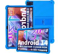 Silicone Tablet Case for Teclast T65 Max 13inch with Full Coverage, Shockproof, Anti-scratch, Adjustable Stand, and Soft Silicone Cover,Blue