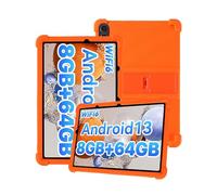 Silicone Tablet Case for UMIDIGI G3 Tab Ultra 10.1inch with Full Coverage, Shockproof, Anti-scratch, Adjustable Stand, and Camera Protection,Orange