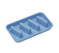Silicone Taco Holder with 3 Compartments for Organized Dining at For Family Gatherings and Parties, for Tacos, Sandwiches, and More (blue)