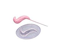 Silicone Tail Molds for Air Dry Clay with Detailed Hair Patterns Great for Jewelry and Craft Lovers Creative Clay Accessory