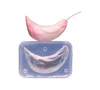 Silicone Tail Molds for Air Dry Clay with Detailed Hair Patterns Great for Jewelry and Craft Lovers Creative Clay Accessory