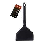 Silicone Tamagoyaki Spatula - Wide, Nonstick, Heat-Resistant for Egg, Fish, Burgers, Steak, Pizza, Black