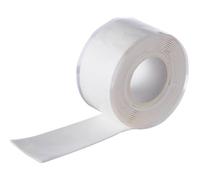 Silicone Tape for Pipe, Hose & Electrical Wire Repair | Self-Fusing Waterproof Sealant for Plumbers and Electricians | 1.5 for M x 2.5 cm, Pack of 1, Black/White