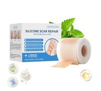 Silicone Tape for Scars | Waterproof Invisible Bandages,Breathable Stretch Marks Patches | for Keloid C-Section Tummy Tuck Sun Damage Sleep Daily Travel Swimming Men Women Athletes