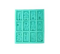 Silicone Tarot tagram Shape for Jewelry Making, Pendant Necklace Earrings Decoration, Craft DIY