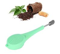 Silicone Tea Infusers for Loose Tea, Silicone Tea Strainer Funny Tea Infuser Tea Bag Squeezer Portable Green Silicone Strainer Loose Leaf Tools Kitchen Gadget for Brewing Tea