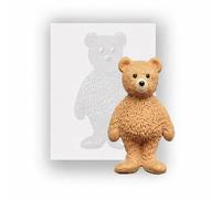 Silicone Teddy Bear Mould - Small Food-Grade Silicone Baking & Chocolate Mould, Non-Stick Reusable Mould - Cute Mini Bear Shape for Baking, Cake Decorating, Resin & DIY Crafts