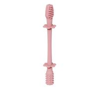 Silicone Teether Food Grade, One Piece Chew Stick for Gum Relief and Grip | Food-grade silicone soothes gums with ergonomic textures for sensory development and daily teething comfort Pink