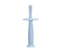 Silicone Teething Toothbrush - 360 Training Brush, InfantGum Cleaner | Soft Bristle Baby Tooth Massager, Suction Base Tooth Toy, OralCare Teether for 6 to 12 Month Babies Toddler DentalPractice Us