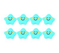 Silicone Tennis Dampener Star Clip-on Insert for Training Routines, Soft String Accessory with Racket Bag Portability Racquet String Insert Tennis Practice Play Silicone Star Spare Bag Sports Softer