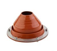 Silicone Tent Stove Flashing Kit - Anti-Scalding Collar for Wood Burner Flue Pipe Seal Ideal for Bell Tents Cabins Sheds & Boats - Includes Mounting Hardware (1 Pack)