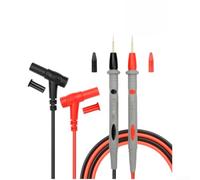 Silicone Test Leads 20 A with 80 Core Tinned Copper Wire, 1.2 m Flexible for Multimeter, 0.28 mm Fine Tip for Precise Tests in Tight Spaces, Safe up to 1000 V