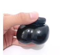 Silicone Testicle Bondage Male Soft Comfortable Silicone Bull Bag Ball Stretcher Snug,Scrotum Ballstretcher Ballsack for Adults Sex Toys (Black)