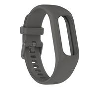 Silicone Texture Replacement Straps For Garmin vivosmart 5，Straps Bracelets，Waterproof, Sweat-proof, Sports Strap (gray)