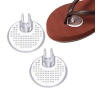 Silicone Thong Sandal Toe Protectors, Flip Flop Toe Post Protectors, Comfortable Cushion Pads for Sandals&Shoe, for Woman & Man, Soft Material, Invisible, for Foot Protection, Easy to Use