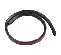 Silicone Threshold Strip,for Curbless Shower Guard, Flexible Water Stopper,and Wet Dry Separator, Anti Leak Bath Door Sill Sealant, Bathroom Flood Barrier(black 100cm)