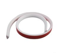 Silicone Threshold Strip,for Curbless Shower Guard, Flexible Water Stopper,and Wet Dry Separator, Anti Leak Bath Door Sill Sealant, Bathroom Flood Barrier(white 100cm)