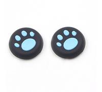 Silicone Thumb Grip Cap Cover Thumbstick Joystick for Sony PS3 PS4 PS2 Xbox One Xbox 360 XBox One X S PS4 Pro Slim Cat Print (2 PCS Blue)