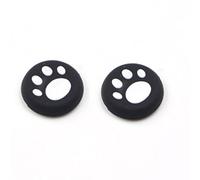 Silicone Thumb Grip Cap Cover Thumbstick Joystick for Sony PS3 PS4 PS2 Xbox One Xbox 360 Xbox One X S PS4 Pro Slim Cat Print (2 PCS White)