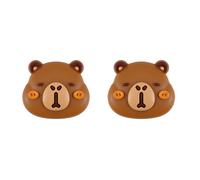 Silicone Thumb Grip Caps for Steam Controller 2 Cute Bear Soft Comfortable Anti Slip Joystick Cover Analog Stick Cap Enhanced Gaming Grip, Style 2