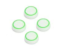 Silicone Thumb Stick Joystick Analog Grip Thumbsticks Cap Cover Case for PS4 PS3 Xbox One Xbox 360 Wii U NS Pro Controller (White-Green)