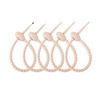 Silicone Ties 30pcs Silicone Reusable Cable Wire Organizer Winder Storage Holder Bag Ties Cord Bag Clip