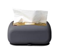 Silicone Tissue Holder - Suction Towel Dispenser | Wall Mounted Tissue Box Organizer for Bathroom, Kitchen, Living Room, Balcony, Durable Paper Storage Solution, Table, Household