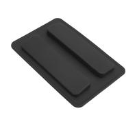 Silicone Toaster Cover Bread Maker Lid Soft Flexible Reusable Dust Proof Spill Prevention For Home Kitchen Appliances Material Silicone Size 15.8x10.4x1.2cm (Black)