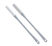 Silicone Toe Brush - Long Handle Foot Cleaner, Shower Scrubbing Tool | Personal Hygiene Support Device Elderly Seniors Comfort Care, Extended Reach Toe Skin Nail Cleaning Solution With Bath Assistance