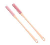 Silicone Toe Brush - Shower Scrubbing Tool | Long Handle Foot Cleaner,Personal Hygiene Support Device Elderly Seniors Comfort Care, Extended Reach Toe Skin Nail Cleaning Solution With Bath Assistance