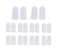 Silicone Toe Guards, 10 Pairs, Protective Timber Separators for Foot Pain Relief, Men and Women