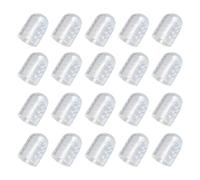 Silicone Toe Protectors - Clear Anti-Friction Breathable Toe Covers, 20pcs Toe Protector, Small Elastic Toe Caps for Little Toe, Corns, Blisters, Broken Toe