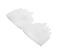 Silicone Toe Separators for Women Men, 2pcs Comfort Silicone Toe Separators for Overlapping Toes, Breathable & Soft Gel Toe Spacers (Clear, 1 Pair)