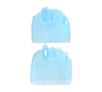 Silicone Toe Separators,Toe Protectors Overlapping,Hammer Toes & Corns Soft Grade Silicone,Pain Free,Breathable Gel Toes Separators - Unisex for Women Men Bunion Corrector For Women (Blue, 1PC)