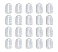 Silicone Toe Sleeves,Silicone Toe Covers Anti-Friction Toe Protector Kit - Soft Toe Protectors Toe Caps Sleeves for Little Toe, Corns, Blisters, Broken Toes