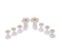 Silicone Toenail Separator Toe Stretcher Spacer Daisy Toe Divider Pedicure Manicure Tool 8PCS Foot Toe Spacers Toe Separators Manicure Toenail Stretcher Daisy Toe Divider