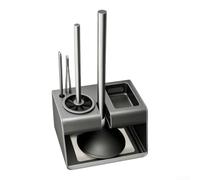 Silicone Toilet Brush Kit Carbon Steel Rust Resistant