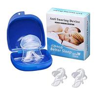 Silicone Tongue Anti Snoring Devices,Transparent Soft Tongue Retainer, for Men & Women Sleeping Aid Solutions. (2pcs)