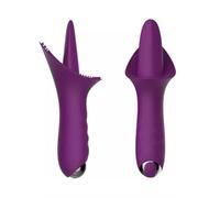 Silicone Tongue Massager, Mini Vibabrator, Tongue Vibrator, Sex Toy for Women, Adult Toy, Licking Sex Toys for Woman, Female Vibratar Toys, 10 Vibration Mode, Dildo