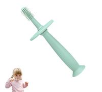 Silicone Toothbrush Teether - 12cm 360 Degree, Brush Trainer, Suction Base Design,Long Lasting,Modern Classic Deign,Comfortable | Soft Gum Massager Toy for 6-12 Months Care Training Home Use