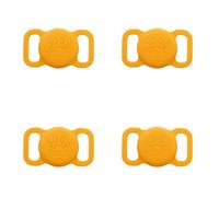 Silicone Tracker Case for Dog & Cat Collar, Cute Paw Print Protective Cover | Soft, Cute Paw Print, Anti-Scratch, Shockproof, Dual Loop for Collars, Easy Install, Lightweight, Washable, Anti-Lost