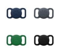 Silicone Tracker Case for Dog & Cat Collar, Cute Paw Print Protective Cover | Soft, Cute Paw Print, Anti-Scratch, Shockproof, Dual Loop for Collars, Easy Install, Lightweight, Washable, Anti-Lost