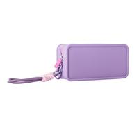 Silicone Travel Bag - Portable Makeup Organizer, Large Cosmetic Pouch Case | Waterproof Silicone Toiletry Track for Organized Packaging, Flexible Cosmetic Bag, Purple., Se référer à la description