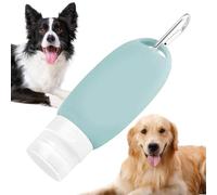 Silicone Travel Bottle - 90ml Leak-Proof Fillable Tube, Squeezable Refillable Container, Portable Dispenser | Secure Liquid Storage Solution Dog Food, Shampoo, Conditioner, Lotion, Outdoor, Travel