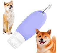 Silicone Travel Bottle - 90ml Leak-Proof Fillable Tube, Squeezable Refillable Container, Portable Dispenser | Secure Liquid Storage Solution Dog Food, Shampoo, Conditioner, Lotion, Outdoor, Travel
