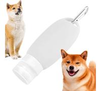 Silicone Travel Bottle - 90ml Refillable Squeeze Tube Container | Leak Resistant Soft Silicone Travel Bottle With Carabiner Usage For Pet Feeding Outdoor Adventure Carry Scenario